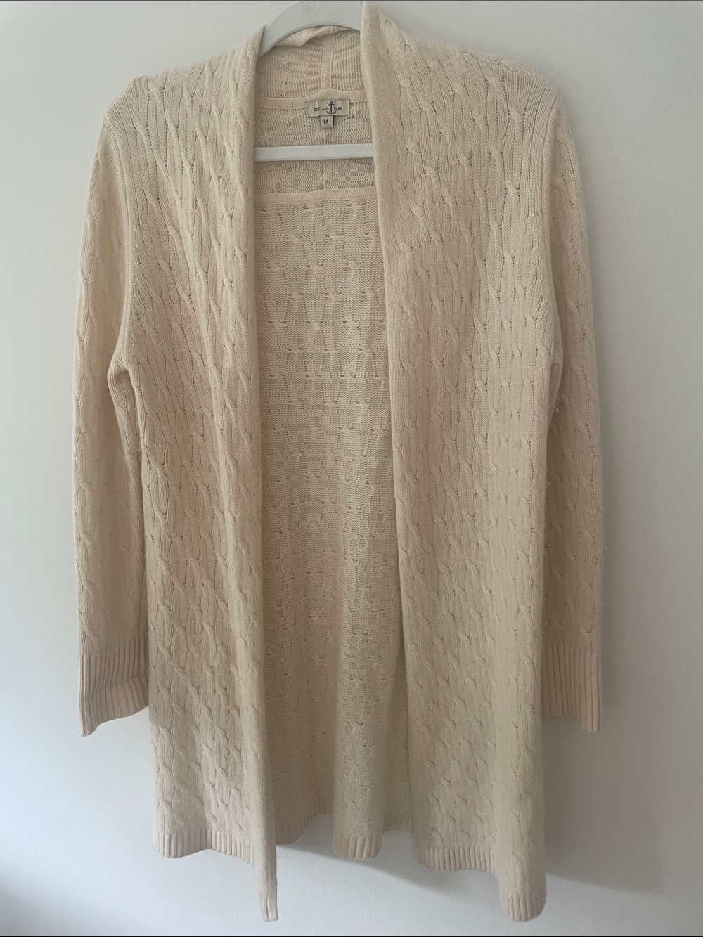 Cortland Park Cable-Knit Cashmere Cardigan